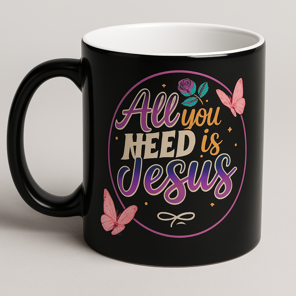 All You Need is Jesus - Magic Heat Changing Mug